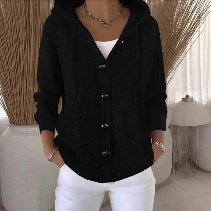 Kumari - Long Sleeved Cardigan Jacket With Button