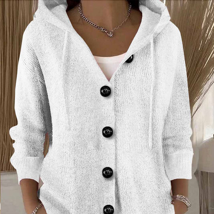 Kumari - Long Sleeved Cardigan Jacket With Button