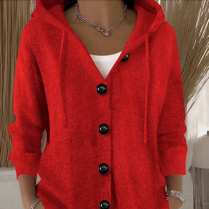 Kumari - Long Sleeved Cardigan Jacket With Button