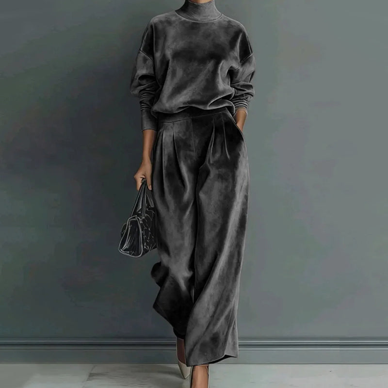 Lironah - Comfortable Leisure Warm Two Piece Set