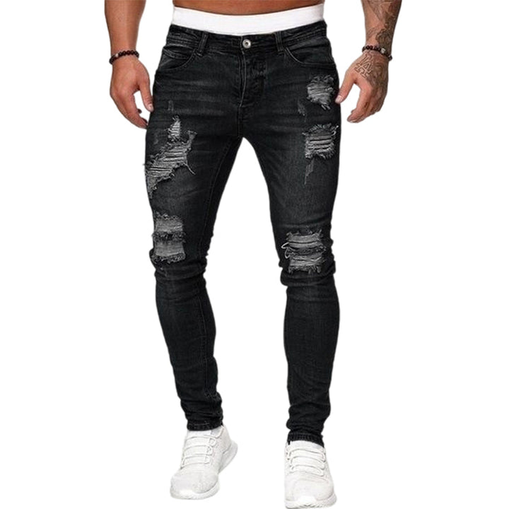 Kuzma - Stylish Distressed Skinny Jeans