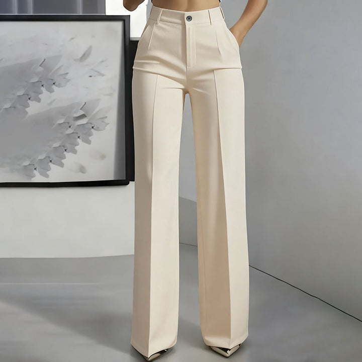Linaya - High Waisted Suit Trousers