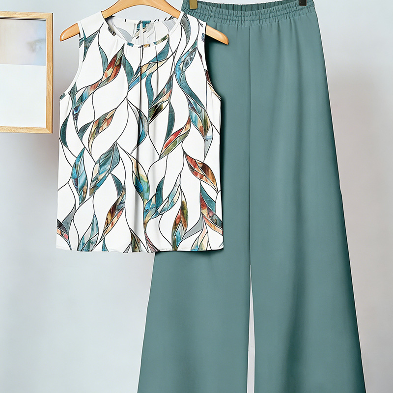 Anemiek - Elegant Two Piece Print Set