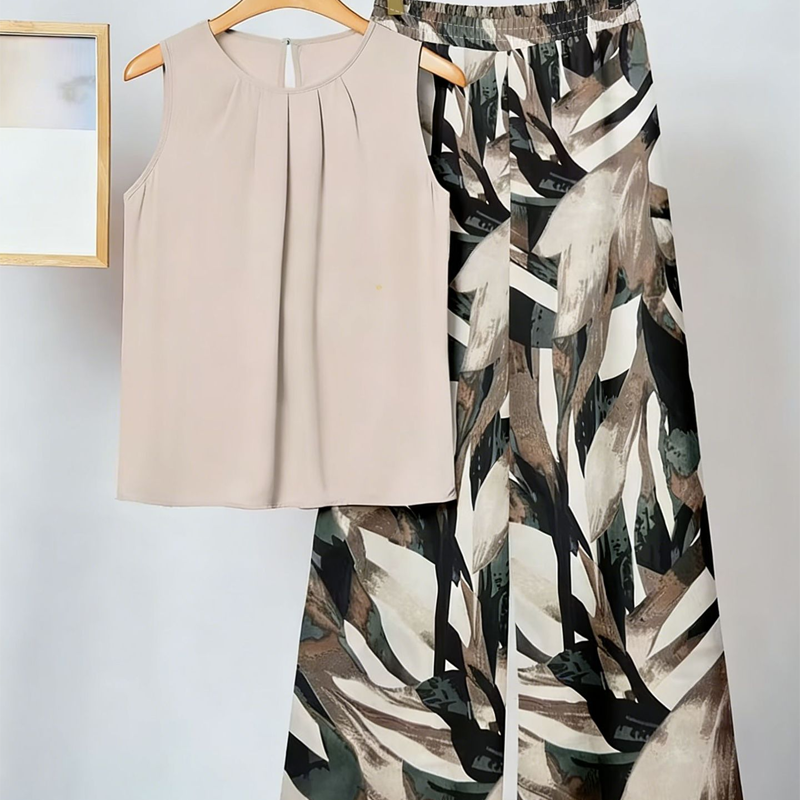 Anemiek - Elegant Two Piece Print Set