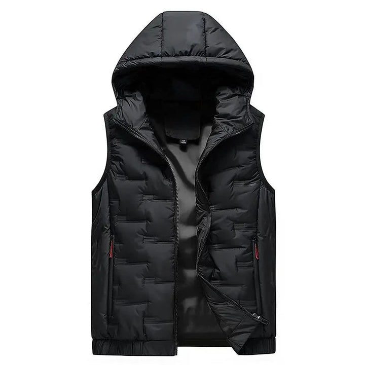 Yvora - Soft Hooded Vest With Zipper