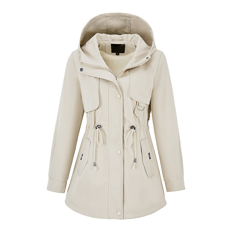 Opheiletta - Windproof Hooded Zipper Jacket