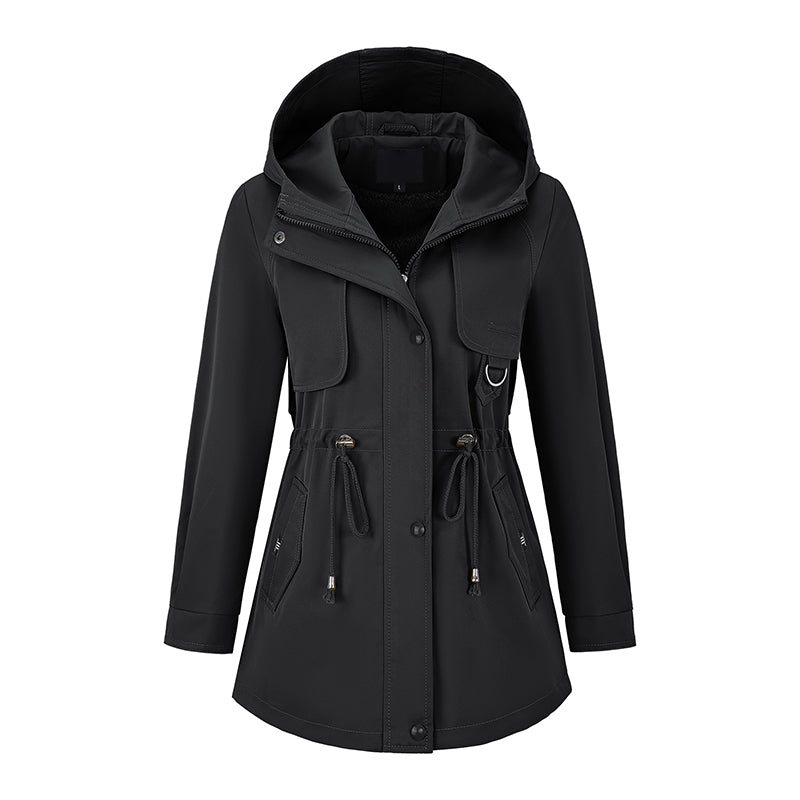Opheiletta - Windproof Hooded Zipper Jacket