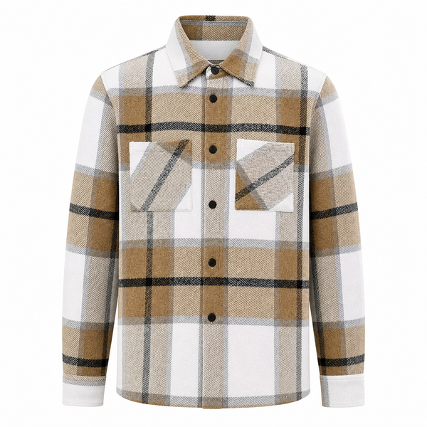 Fabenaw - Long Sleeve Button-Up Shirt
