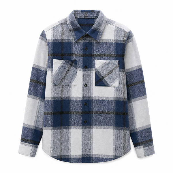 Fabenaw - Long Sleeve Button-Up Shirt