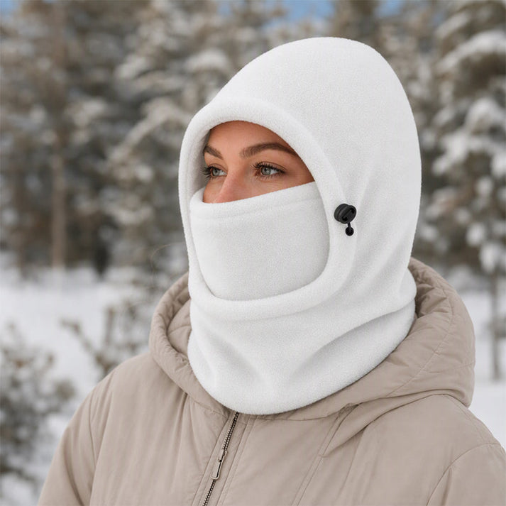 Prismtrace - Fleece Hooded Balaclava With Face Cover