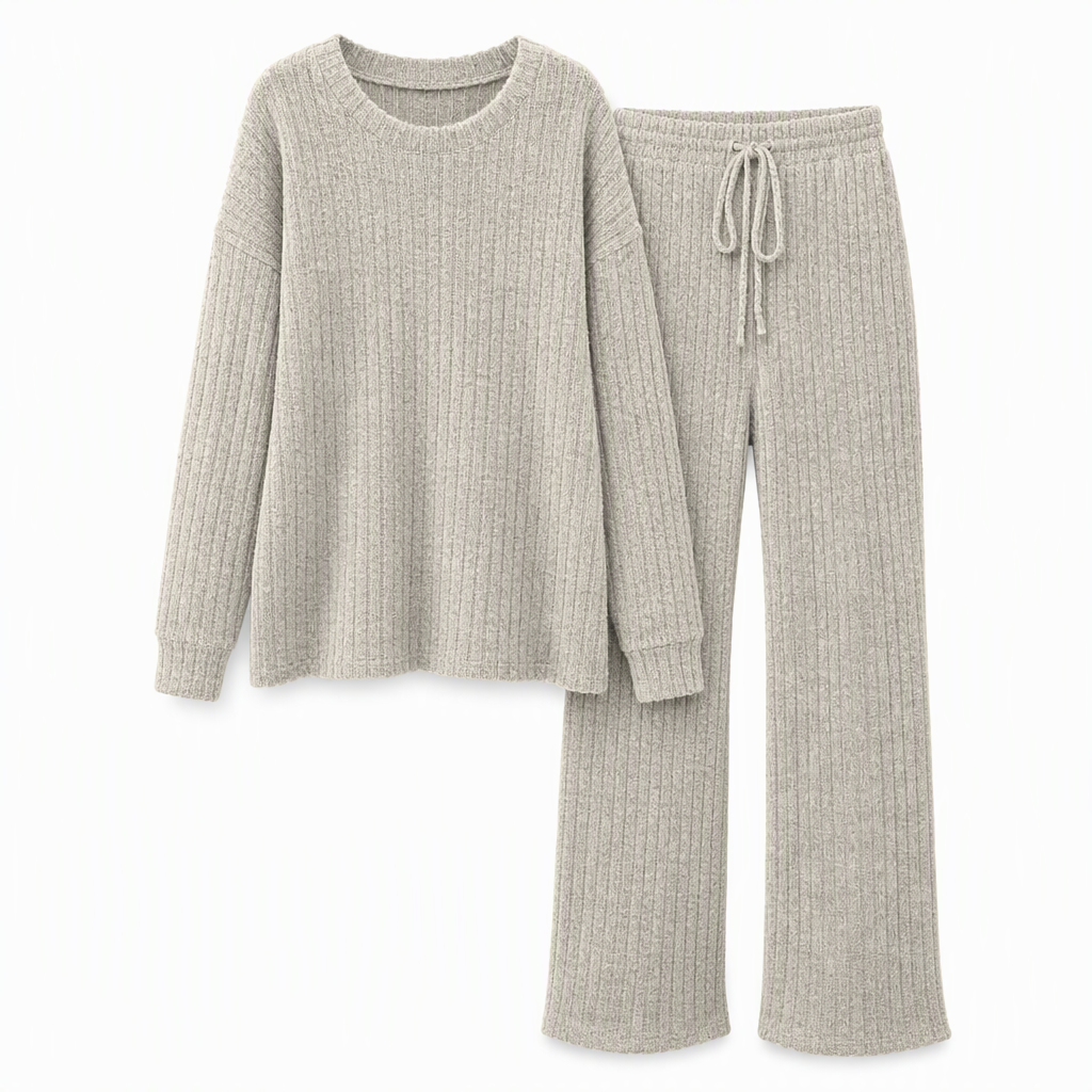 Miraosuya - Sporty Striped Two-Piece Set