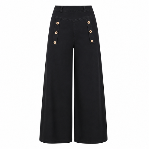 Belilica - Stretch Jeans With Decorative Buttons