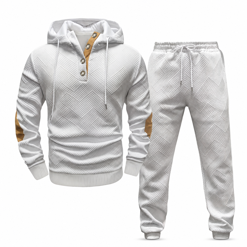 Raimena - Two Piece Jacquard Tracksuit Set