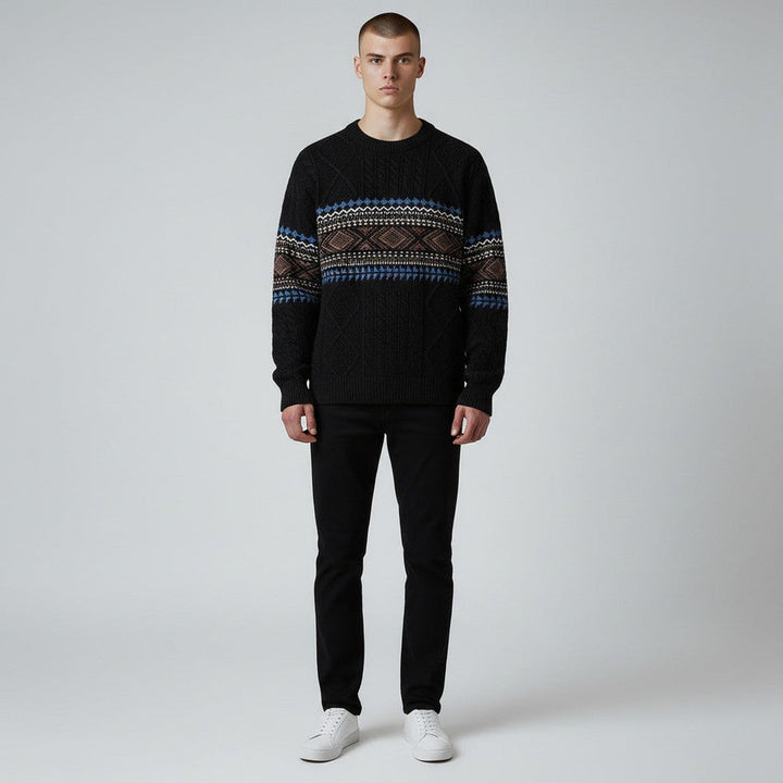 Isidoro - Comfortable Nordic Knit Sweater