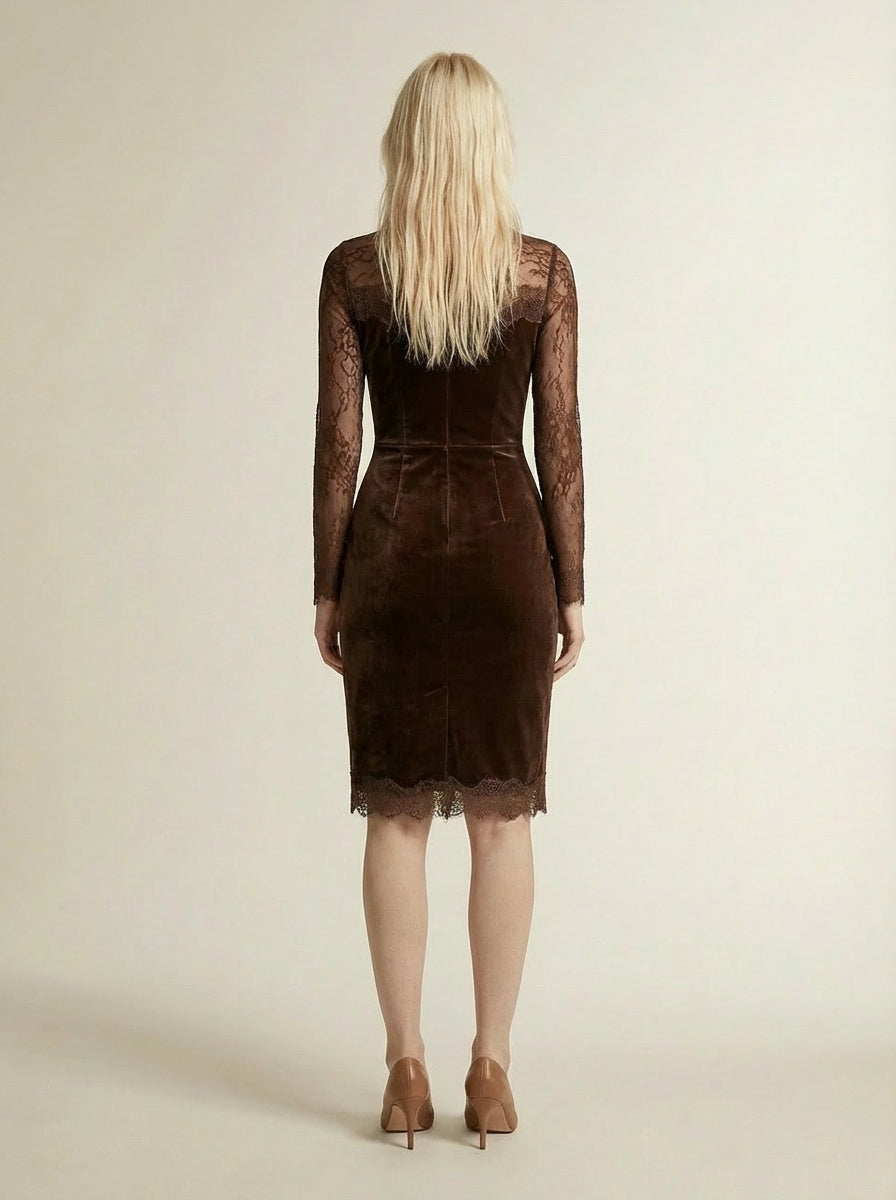 Nadiya - Mini Dress with Elegant Lace