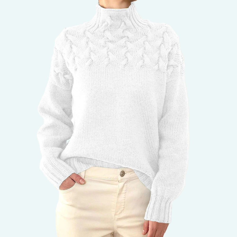 Farrah - Elegant Knitted Turtleneck Sweater