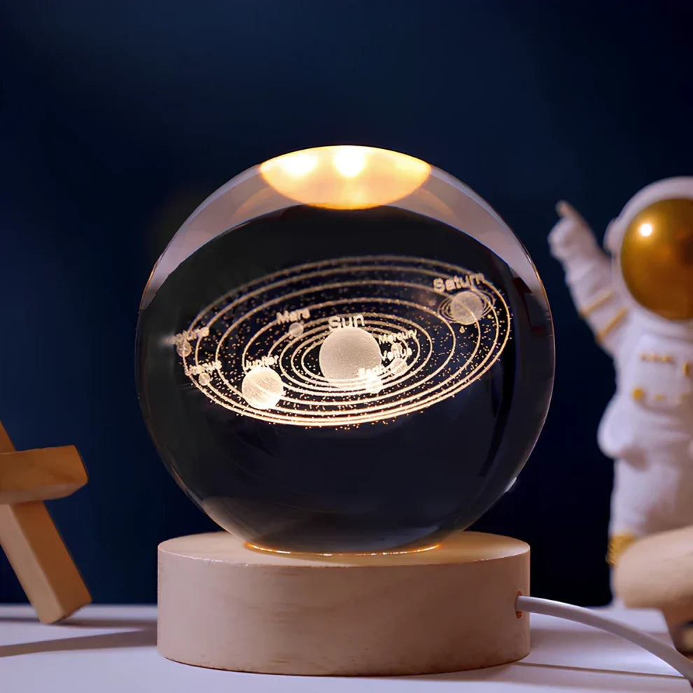 Glow Sphere – Luminous Crystal Ball Lamp